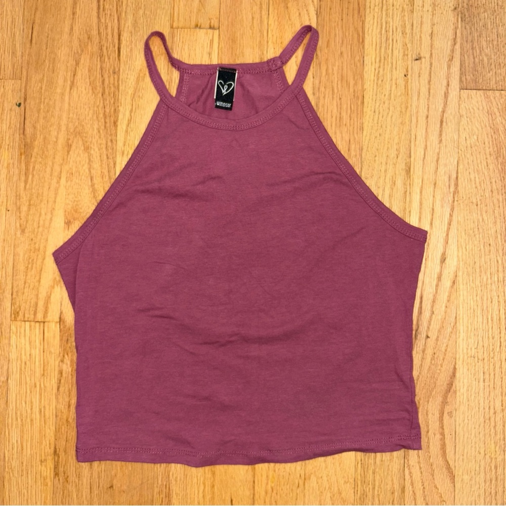 Women's Pink Halter Top